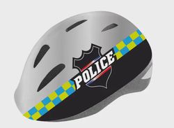 Force Fun Police 2019 dětská přilba černo/bílá