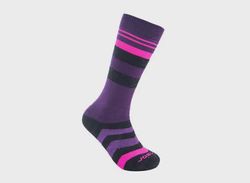Sensor ponožky SLOPE MERINO černá/růžová/fialová