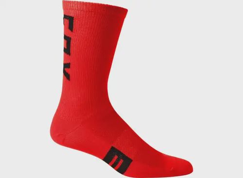 Fox ponožky 8" Flexair Merino Fluo Red