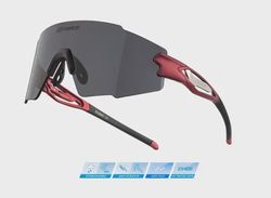 Force Mantra cyklistické brýle červená/černá zrcadlová skla