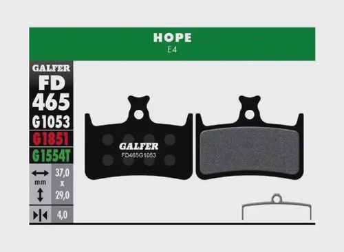 Galfer brzdové destičky Fd465 Hope standard