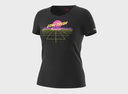 Dynafit Low Tech Cotton dámské tričko krátký rukáv black out