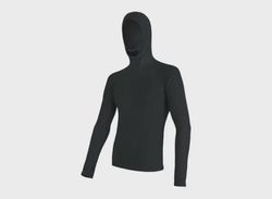 Sensor MERINO DF pánské triko dl.rukáv s kapucí černá