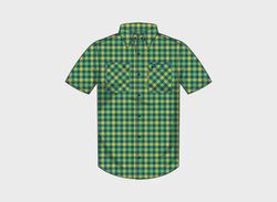 Cannondale Shop Shirt pánská košile zelená kostka