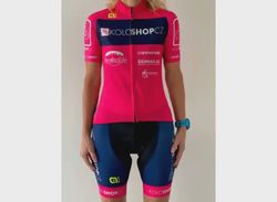 Alé Team Prime Koloshop LTD dámský dres krátký rukáv pink/blue