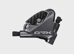 Shimano GRX BR-RX810 zadní brzdový třmen Flat Mount polymer L03A + chladič šrouby 25 mm