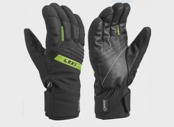 Leki Space GTX sjezdové rukavice black/lime
