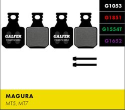 Brzdové destičky Galfer MAGURA FD487 - Standard