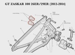 hlavní čep - šroub GT Zaskar 100 29