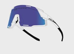 Force Grip cyklistické brýle Bílá/modrá