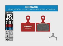 Galfer FD496 Advanced G1851 brzdové destičky pro Shimano