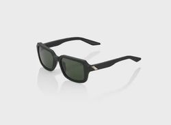 100% Rideley brýle Soft Tact Black/Grey Green Lens